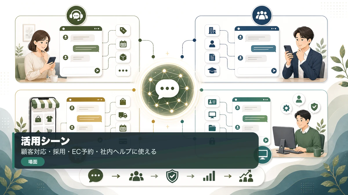 AIチャットボットの活用シーン