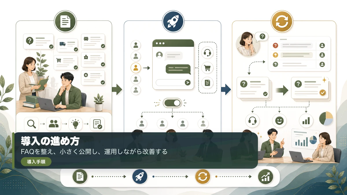 AIチャットボット導入の進め方