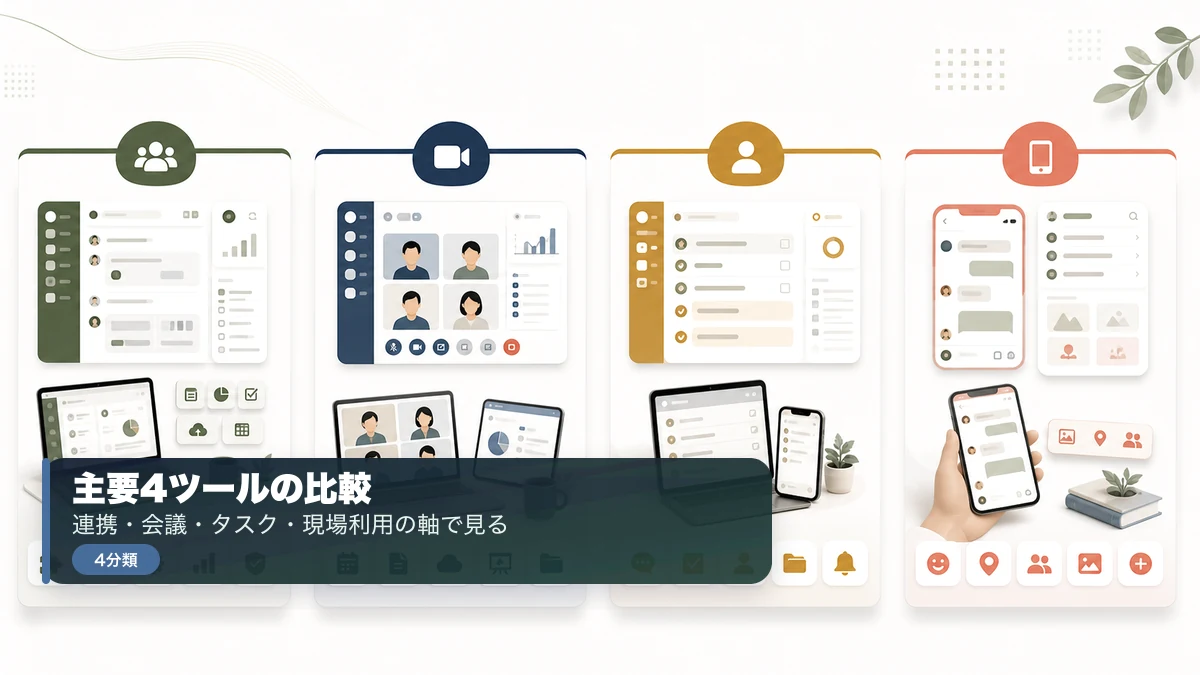 主要ビジネスチャットの比較