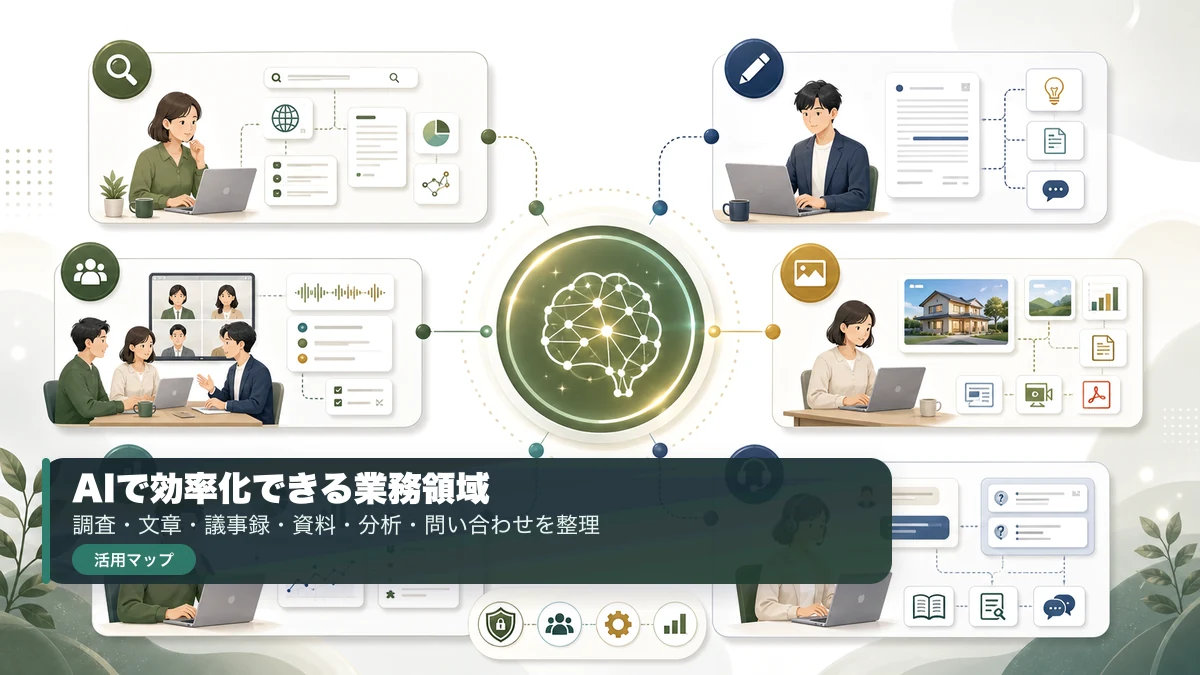 中小企業のAI活用マップ