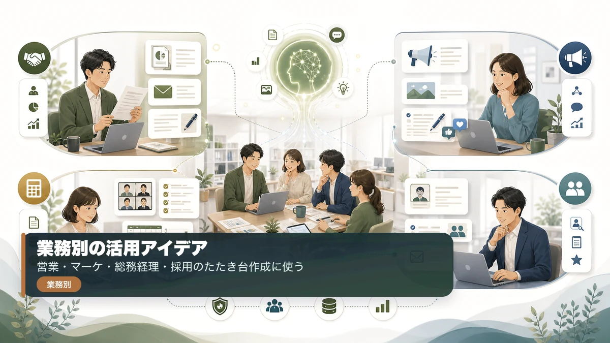 業務別のAI活用アイデア