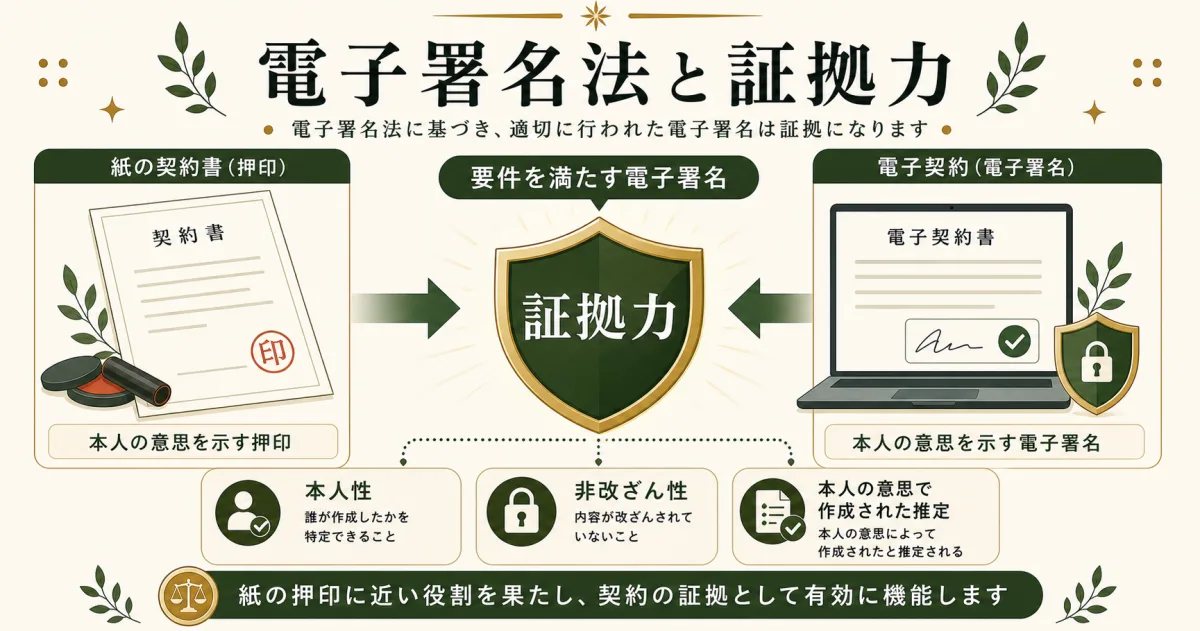電子署名法の第2条と第3条の関係