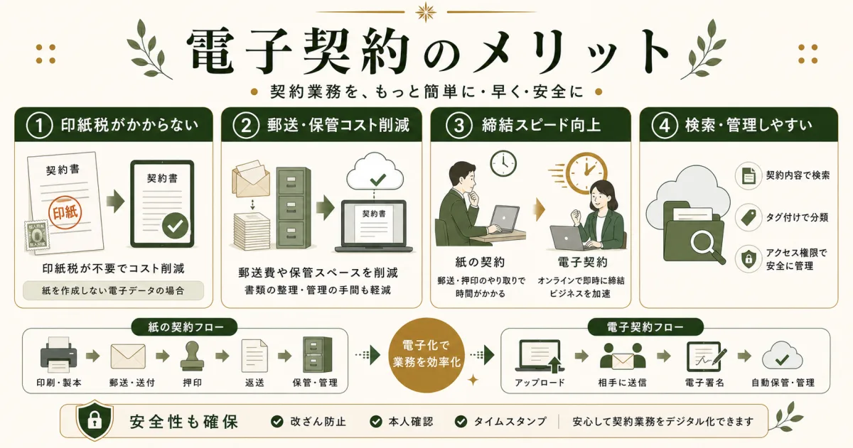 電子化できる契約とできない契約の切り分け