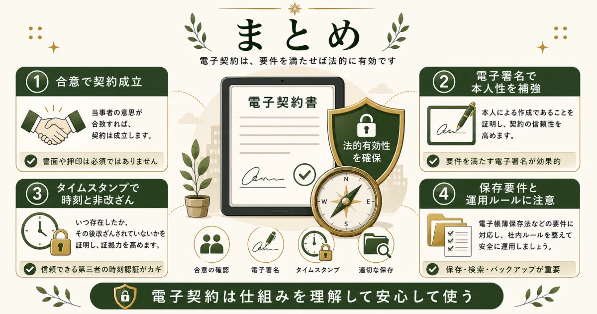 電子契約の証拠力を高める記録の残し方