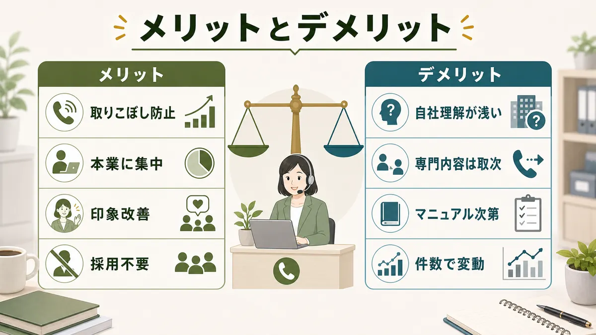 電話代行の取りこぼし防止本業集中印象改善と専門内容取次マニュアル品質の注意点