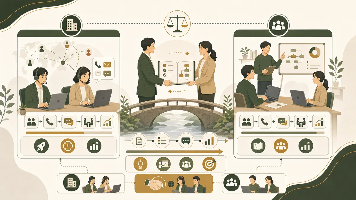 営業代行と内製の使い分けと社内化への流れ