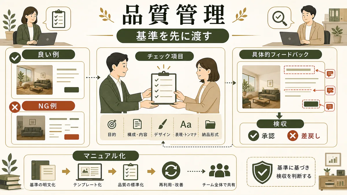 外注の検収基準と品質管理