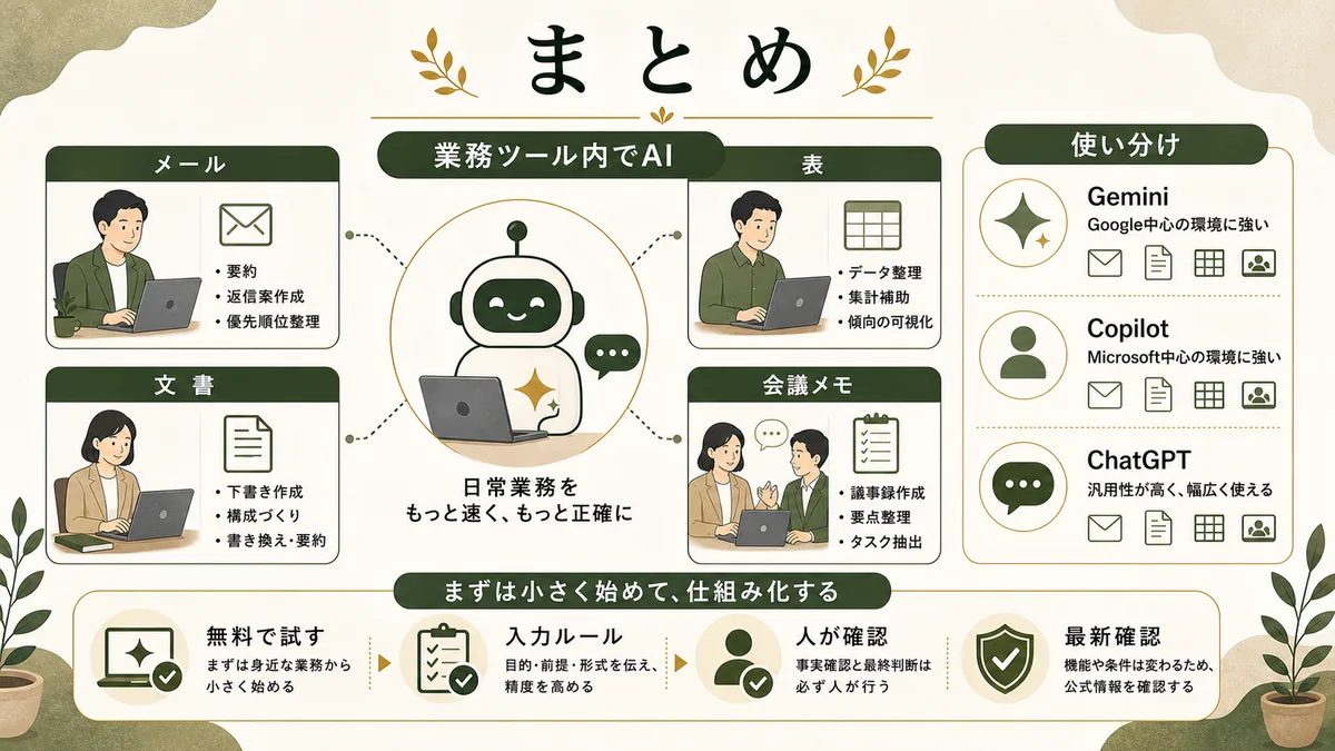 Gemini業務活用のまとめ