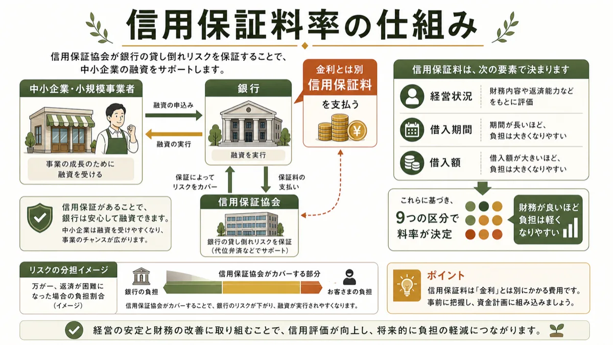 信用保証料と銀行融資の関係