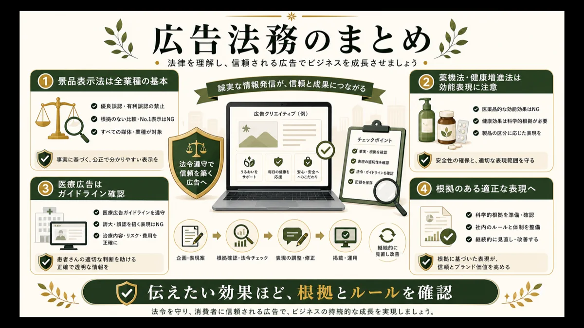 景品表示法と薬機法の課徴金・罰則の比較