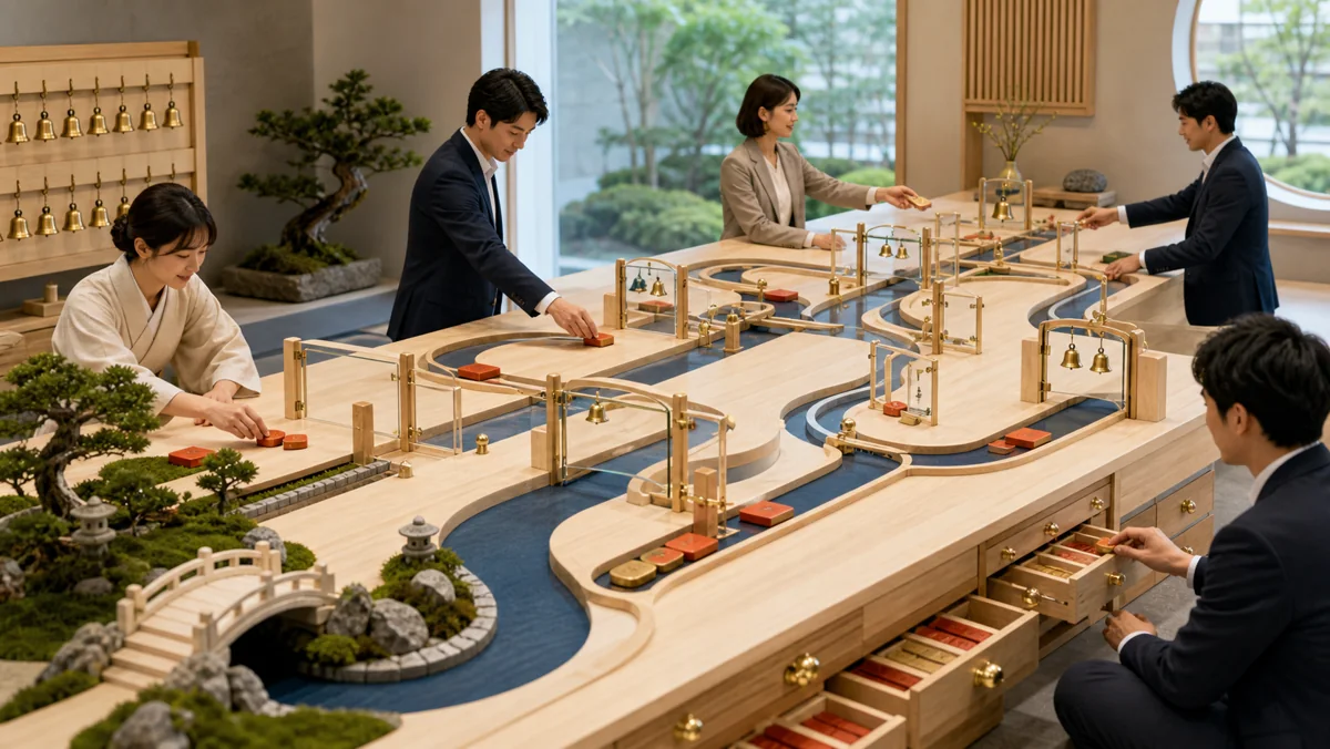 申請の見える化・一業務選定・経路簡素化・代理連携・小規模試行・段階拡大を示す図
