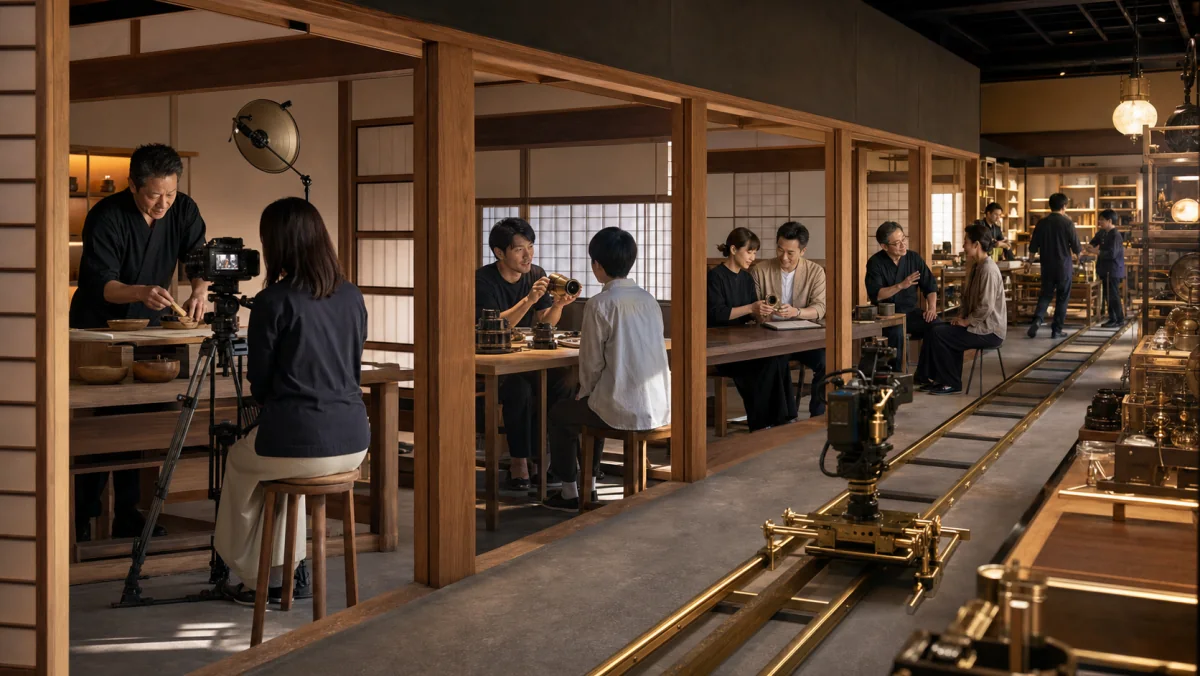 ノウハウ・商品実演・事例・FAQ・職場紹介を一つの撮影工房で作り分ける図